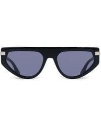 Victoria Beckham - Geometric-Frame Sunglasses - Lyst