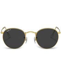 Ray-Ban - Round Metal Sunglasses - Lyst