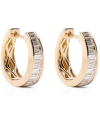 Anita Ko - 18K Meryl Diamond Huggie Earrings - Lyst