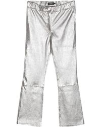 Arma - Lively Metallic Flared Trousers - Lyst