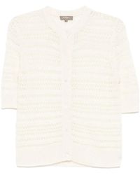 N.Peal Cashmere - オープンステッチ カーディガン - Lyst