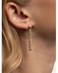 Desmo - Pendientes Infinity Round Con Diamantes - Lyst