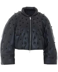 Pinko - Veste Crop En Tweed À Perles - Lyst