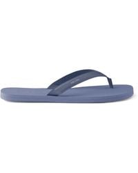 Prada - Flip-Flops-Sandalen Mit Prägung - Lyst