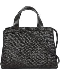 Bully - Braided Leather Shoulder Bag - Lyst