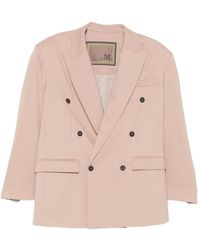 THE M.. - Double-Breasted Blazer - Lyst