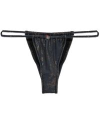 DIESEL - Jodie-Utlt Ribbed Bikini Bottoms - Lyst
