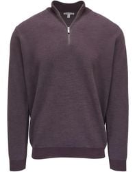 Peter Millar - Half-Zip Ribbed Sweater - Lyst