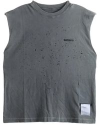 Satisfy - Camiseta Sin Mangas Mothtech Con Efecto Envejecido - Lyst