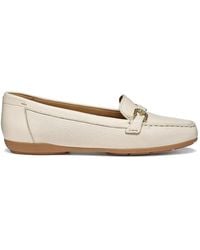 Geox - Annytah Moc Buckle Loafers - Lyst