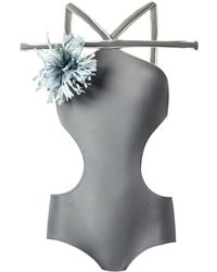 Adriana Degreas Strappy Swimsuit - Grijs