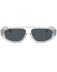 Prada - Rectangular-Frame Sunglasses - Lyst