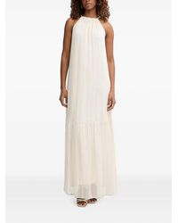 Haveone - Tiered Halterneck Maxi Dress - Lyst