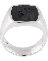 Tom Wood - Anillo Cushion Onyx con ónix - Lyst