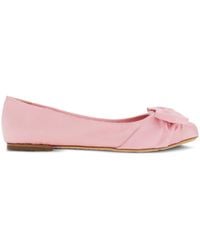 Ferragamo - Vara Bow-detailing Leather Loafers - Lyst
