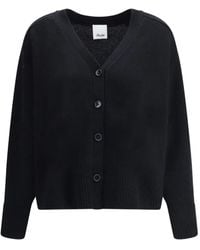 Allude - V-Neck Button-Fastening Cardigan - Lyst