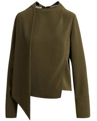 Essentiel Antwerp - Rhinestone-Embellished Asymmetric Top - Lyst