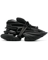 Balmain - Leather Unicorn Low-top Sneakers - Lyst