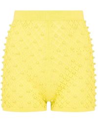 David Koma - Bead Embellished Shorts - Lyst