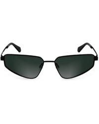 Calvin Klein - Geometric-Frame Sunglasses - Lyst