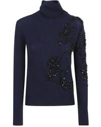Ermanno Scervino - Sequin-Embellished Turtleneck Sweater - Lyst