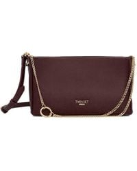 Twinset - Logo-Plaque Chain-Link Shoulder Bag - Lyst