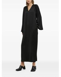 By Malene Birger - V-Neck Long-Sleeve Maxi Dress - Lyst