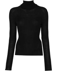 Roberto Collina - Ribbed-Knit Roll-Neck Sweater - Lyst