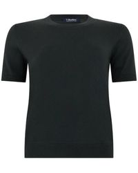 Max Mara - Short-Sleeve Knit T-Shirt - Lyst