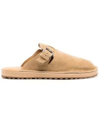 Comme des Garçons - Mules En Cuir À Boucle Décorative - Lyst