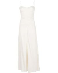 Forte Forte - Ruched Flared Maxi Dress - Lyst