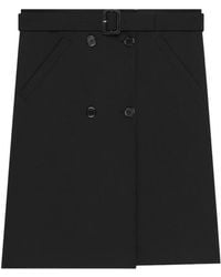 Courreges - Mini-Rok Met Dubbele Rij Knopen - Lyst