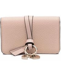 Chloé - Logo-Charm Leather Wallet - Lyst