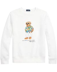 Polo Ralph Lauren - Polo Bear Graphic-Print Sweatshirt - Lyst