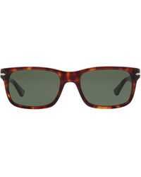 Persol Occhiali da sole squadrati - Marrone