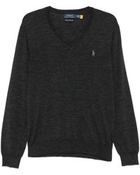 Polo Ralph Lauren - V-Neck Wool Sweater - Lyst