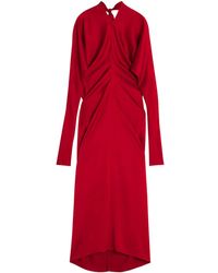 Lanvin - Draped Fitted Dress Rwdr00186041P25 - Lyst