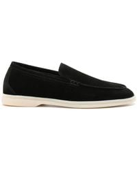 SCAROSSO - Ludovica Suede Loafers - Lyst