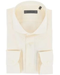 Corneliani - French-Collar Long-Sleeve Shirt - Lyst