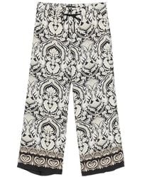 Cambio - Adrienne Hose Mit Barock-Print - Lyst
