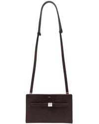 TOTEME - Belted Lizard-Embossed Crossbody Bag - Lyst
