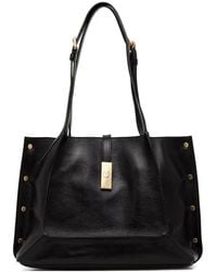 Pollini - Small Austin Stud-Embellished Logo-Plaque Shoulder Bag - Lyst