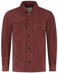 Arma - Mex Suede Button-Up Jacket - Lyst