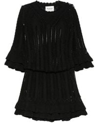 Isabel Marant - Nirina Crochet Ruffled Mini Dress - Lyst