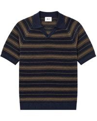 NN07 - Cale Striped Pointelle-Knit Sweater - Lyst