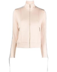 Fendi - Logo-Tape Zip-Up Sweatshirt - Lyst