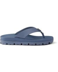 Prada - Rubber Thong Sandals - Lyst
