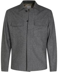 Eleventy - Button-Up Chest-Pocket Jacket - Lyst