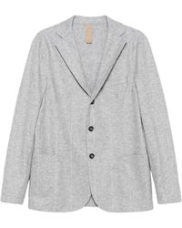 Eleventy - Pinstripe single-breasted blazer - Lyst