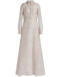 Alberta Ferretti - フローラル マキシドレス - Lyst